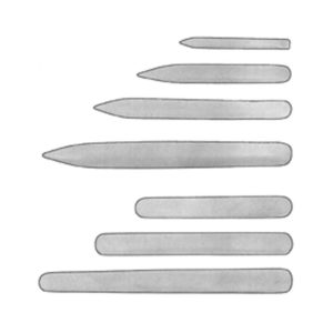 Фальцевальные ножи для реставрации («косточки»)
